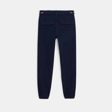 Avis Pantalon carrot en toile bleu garçon OKAIDI 4