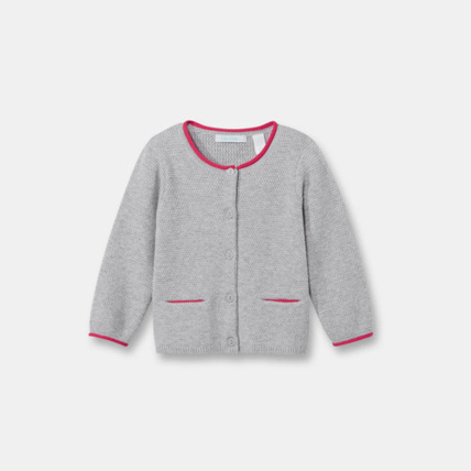 Avis Gilet boutonné maille fantaisie OBAÏBI 1