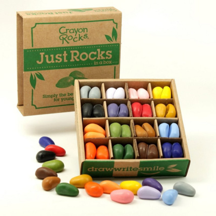 Avis Boîte de 64 cailloux crayons Crayon Rocks 1