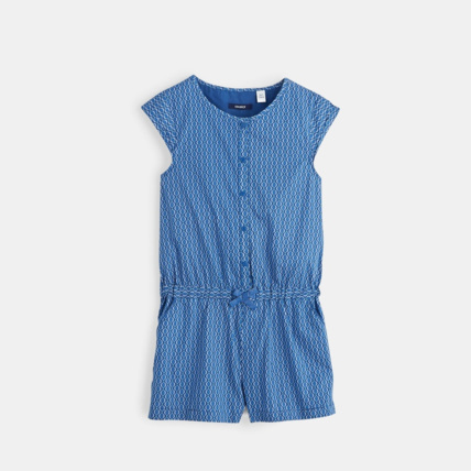 Avis Combishort imprimé bleu fille OKAIDI 1