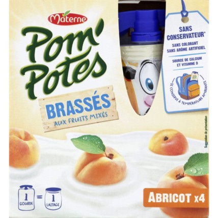Avis Pom'Potes Brassés aux fruits mixés MATERNE 1