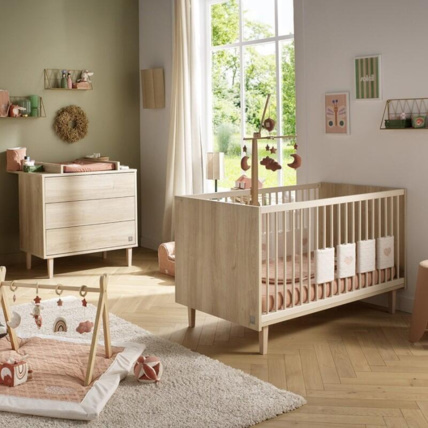 Avis Chambre Duo Paloma Lit bébé évolutif + Commode Sauthon 2