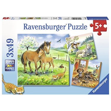 Avis Puzzle - Temps de câlins - 3x49 pièces RAVENSBURGER 1