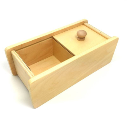 Avis Boite avec couvercle coulissant ambiance montessori 1