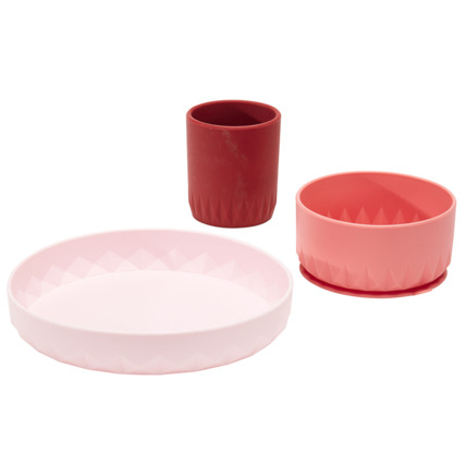 Avis Set repas en silicone Origami - 3 pièces Prémaman 4