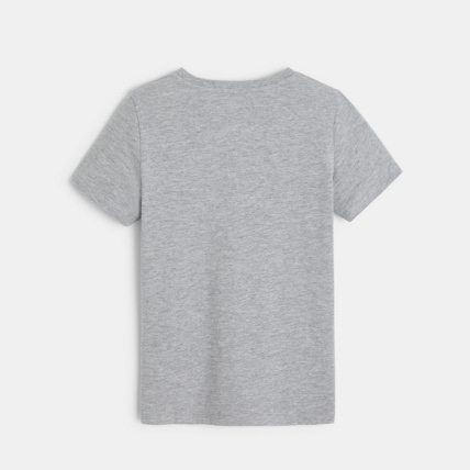 Avis T-shirt basique manches courtes gris garçon OKAIDI 2