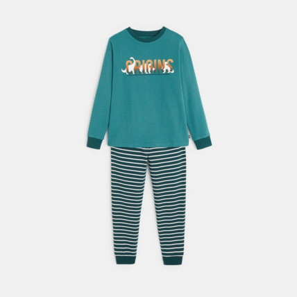 Avis Pyjama deux pièces en jersey Origins vert garçon OKAIDI 1