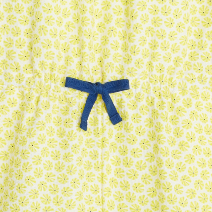 Avis Combishort imprimé jaune fille OKAIDI 3