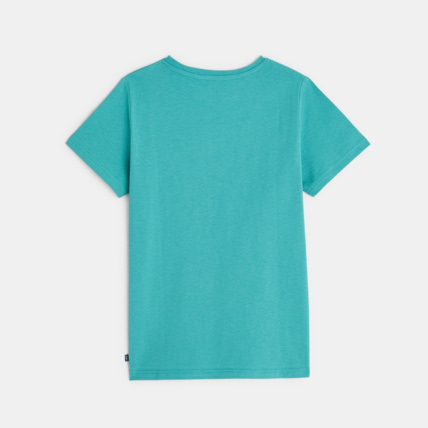 Avis T-shirt à message motif panthère bleu garçon OKAIDI 4