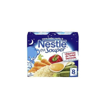Avis NESTLE P'tit Souper Légumes du soleil semoule dès 8 mois NESTLÉ 1