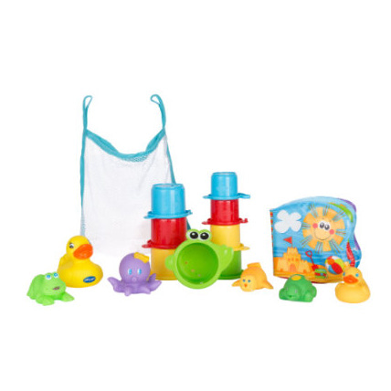 Avis Jouet de bain coffret cadeau, 15 pièces PLAYGRO 1