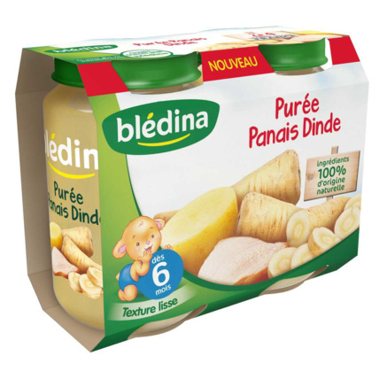 Avis Pot Purée Panais Dinde 2x200g Blédina 1