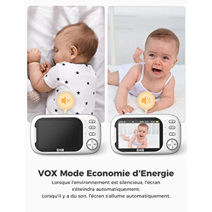 Avis Babyphone vidéo 3.5 pouces GHB 4