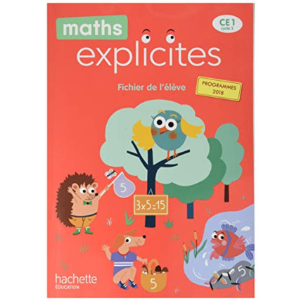 Avis Maths Explicites CE1 - Fichier élève avec mémo - Edition 2020 Hachette Éducation 1