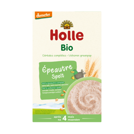 Avis Bouillie Céréales complètes épeautre bio Holle 1
