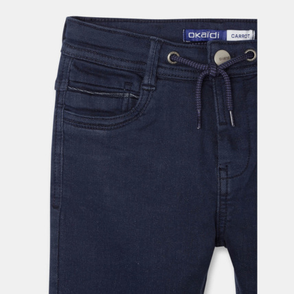 Avis Jean carrot ultra stretch bleu garçon OKAIDI 3