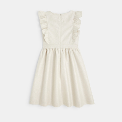 Avis Robe pailletée à mancherons volants blanche fille OKAIDI 3