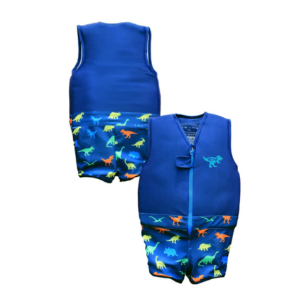 Avis Maillot de bain flottant garçon : Jurassic Bleu PLOUF 1
