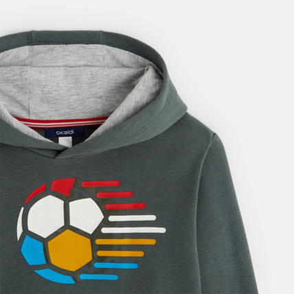 Avis Sweat à capuche Okaïdi Sport vert garçon OKAIDI 3