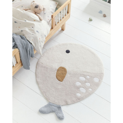 Avis Tapis chambre bébé coton Poisson Petite Amélie 2