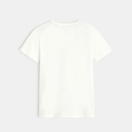 Avis T-shirt motif dinosaures blanc garçon OKAIDI 4