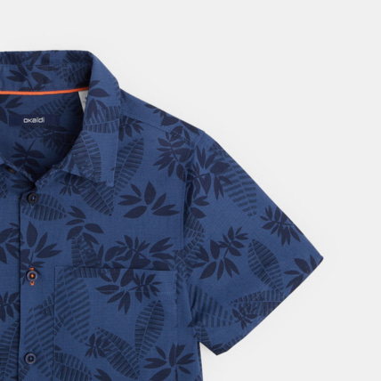 Avis Chemise manches courtes imprimée bleue garçon OKAIDI 3