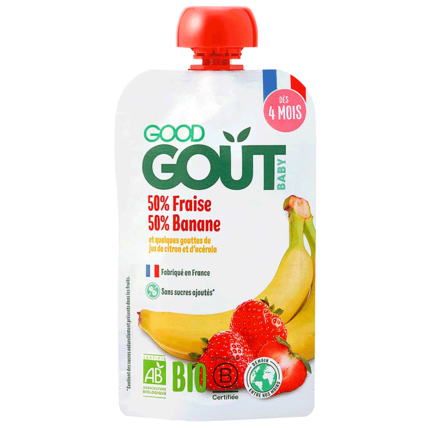 Avis Gourdes Fraise Banane Bio Good Goût 1