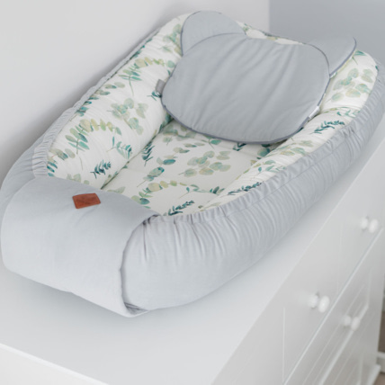Avis Oreiller coussin plat réversible , Eucalyptus Sevira Kids 6