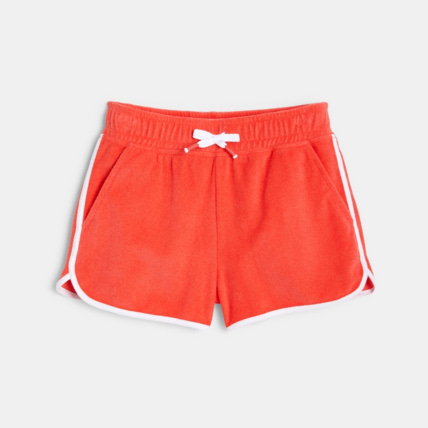 Avis Short en éponge orange fille OKAIDI 1