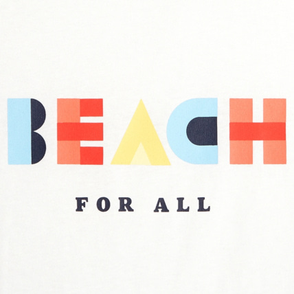 Avis Débardeur à message "beach for all" blanc garçon OKAIDI 2
