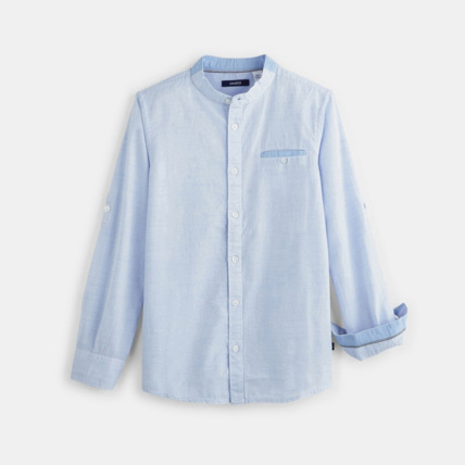 Avis Chemise col officier bleue garçon OKAIDI 1