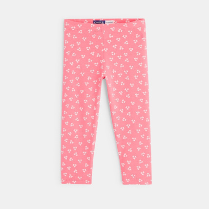 Avis Leggings courts imprimés rose fille OKAIDI 1