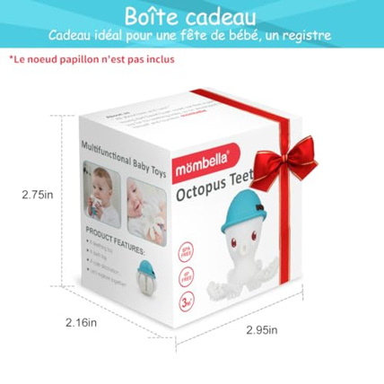 Avis Jouet de dentition Octopus Teether Mombella 8