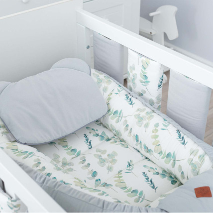 Avis Oreiller coussin plat réversible , Eucalyptus Sevira Kids 7