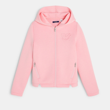Avis Sweat zippé à capuche rose fille OKAIDI 2