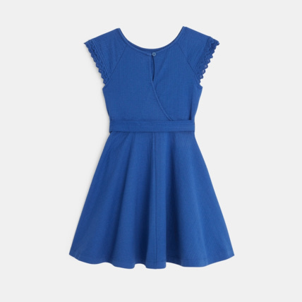 Avis Robe évasée unie bleue fille OKAIDI 4