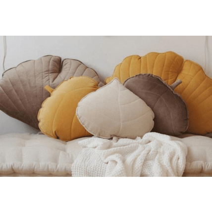 Avis Coussin feuille en velours Mon Lit Cabane 2