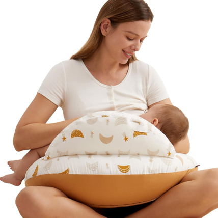 Avis Coussin d’allaitement grande taille avec bord de sécurité MOMCOZY 1
