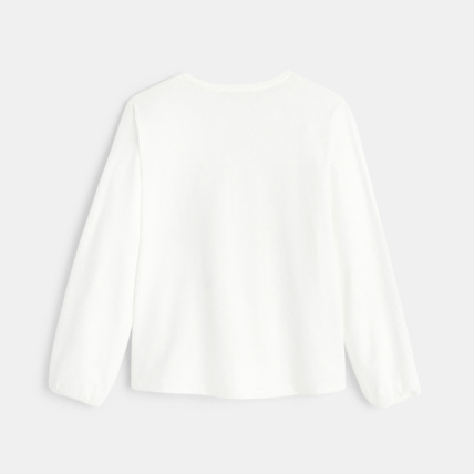 Avis T-shirt de Noël blanc fille OKAIDI 4