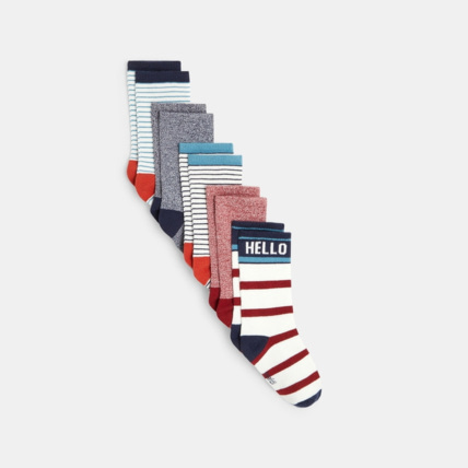 Avis Chaussettes fantaisie (lot de 5) rouges garçon OKAIDI 1