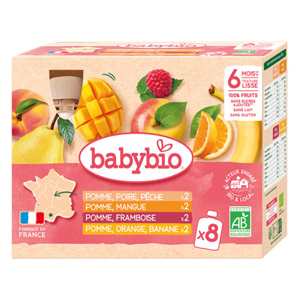 Avis Gourdes multipack fruits Babybio 1