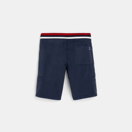 Avis Bermuda slim en toile bleu garçon OKAIDI 4
