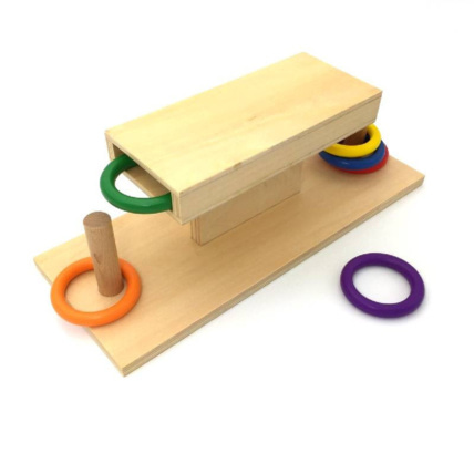 Avis Boite avec cercles à pousser ambiance montessori 1