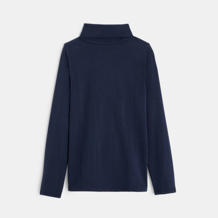 Avis T-shirt col roulé manches longues bleu garçon OKAIDI 3