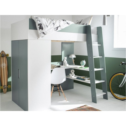Avis Lit mezzanine + armoire et bureau Opus CHAMBREKIDS 3