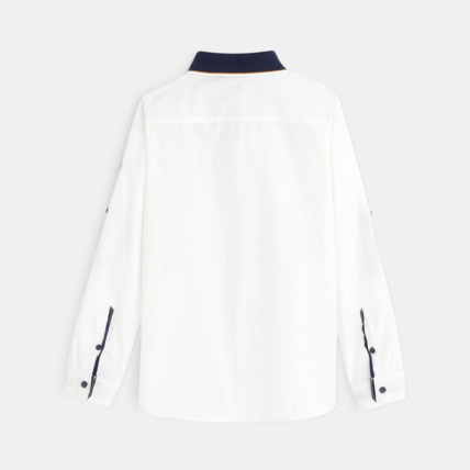 Avis Chemise col polo blanche garçon OKAIDI 2