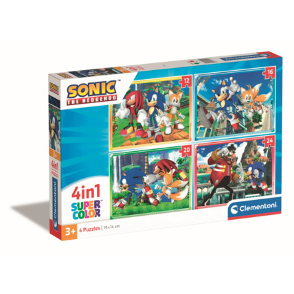 Avis Puzzle Sonic - 1x12 + 1x16 + 1x20 + 1x24 pièces Clementoni 1