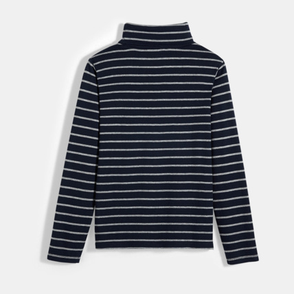Avis T-shirt col roulé rayé bleu garçon OKAIDI 2