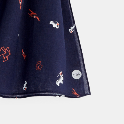 Avis Foulard coton imprimé explorateur garçon OKAIDI 2