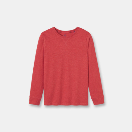 Avis T-shirt manches longues rouge garçon OKAIDI 1
